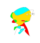 画伯の使えないひとふで描き（個別スタンプ：17）
