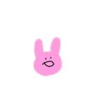 表情豊かなうさぎだね（個別スタンプ：1）