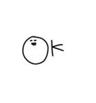 しろいものたち（個別スタンプ：1）