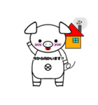 ぶたちゃん〜life①〜（個別スタンプ：6）