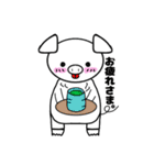 ぶたちゃん〜life①〜（個別スタンプ：21）