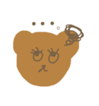 ゆるゆるbearの日常会話（個別スタンプ：4）