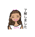 Hula girl 日日是好日 Part1（個別スタンプ：9）