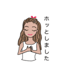 Hula girl 日日是好日 Part1（個別スタンプ：28）