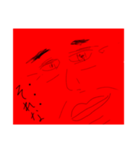 RED HUMAN（個別スタンプ：3）