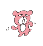 ピンクのくまくん（個別スタンプ：11）