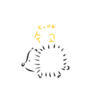 ハリネズミと韓国語（個別スタンプ：6）