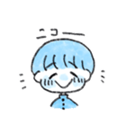 水色ちゃん。1（個別スタンプ：3）