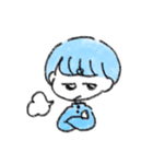 水色ちゃん。1（個別スタンプ：6）