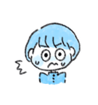 水色ちゃん。1（個別スタンプ：7）