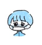 水色ちゃん。1（個別スタンプ：8）