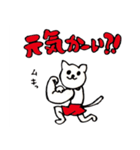 ムキ猫（個別スタンプ：15）