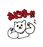 ムキ猫（個別スタンプ：16）