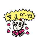 えりちゃんとりんご（個別スタンプ：3）