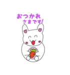 ハート耳のうさぎちゃん（個別スタンプ：9）