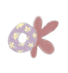 かわいい手書きカラフルスタンプ（個別スタンプ：3）