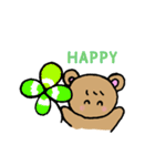 くーま(お祝い)（個別スタンプ：22）