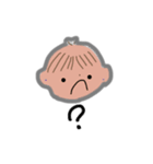 少しハゲてる子達（個別スタンプ：3）