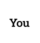 人称代名詞（個別スタンプ：5）