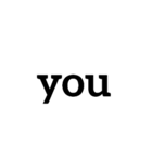 人称代名詞（個別スタンプ：7）