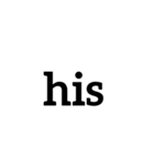 人称代名詞（個別スタンプ：10）