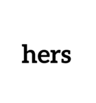 人称代名詞（個別スタンプ：16）