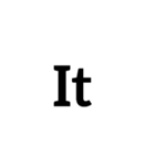 人称代名詞（個別スタンプ：17）