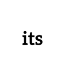 人称代名詞（個別スタンプ：18）
