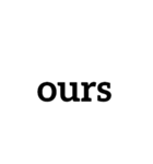 人称代名詞（個別スタンプ：24）