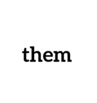 人称代名詞（個別スタンプ：27）