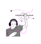 人生の謎。（個別スタンプ：1）