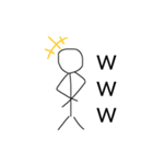 棒人間『自分』（個別スタンプ：20）