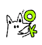 たまに口が悪いモノクロ犬（個別スタンプ：5）