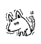 たまに口が悪いモノクロ犬（個別スタンプ：13）