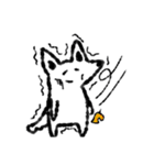 たまに口が悪いモノクロ犬（個別スタンプ：15）