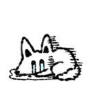 たまに口が悪いモノクロ犬（個別スタンプ：16）