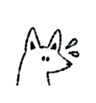 たまに口が悪いモノクロ犬（個別スタンプ：39）