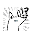 たまに口が悪いモノクロ犬（個別スタンプ：40）