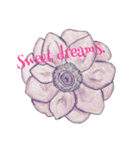 Message sticker (Flower)（個別スタンプ：4）