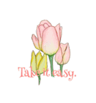 Message sticker (Flower)（個別スタンプ：7）