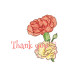 Message sticker (Flower)（個別スタンプ：8）