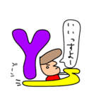 英語であいさつcha-cha-cha！（個別スタンプ：3）