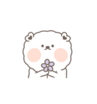 愛らしい耳を持った熊（個別スタンプ：2）