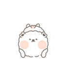 愛らしい耳を持った熊（個別スタンプ：3）