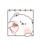 愛らしい耳を持った熊（個別スタンプ：4）