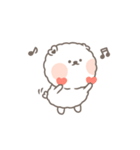 愛らしい耳を持った熊（個別スタンプ：7）