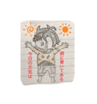 自分で書いたひゅーぜ（個別スタンプ：8）