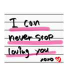 Love words 3 for 国際恋愛カップル（個別スタンプ：2）