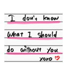 Love words 3 for 国際恋愛カップル（個別スタンプ：4）