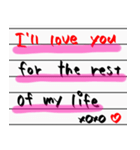 Love words 3 for 国際恋愛カップル（個別スタンプ：13）